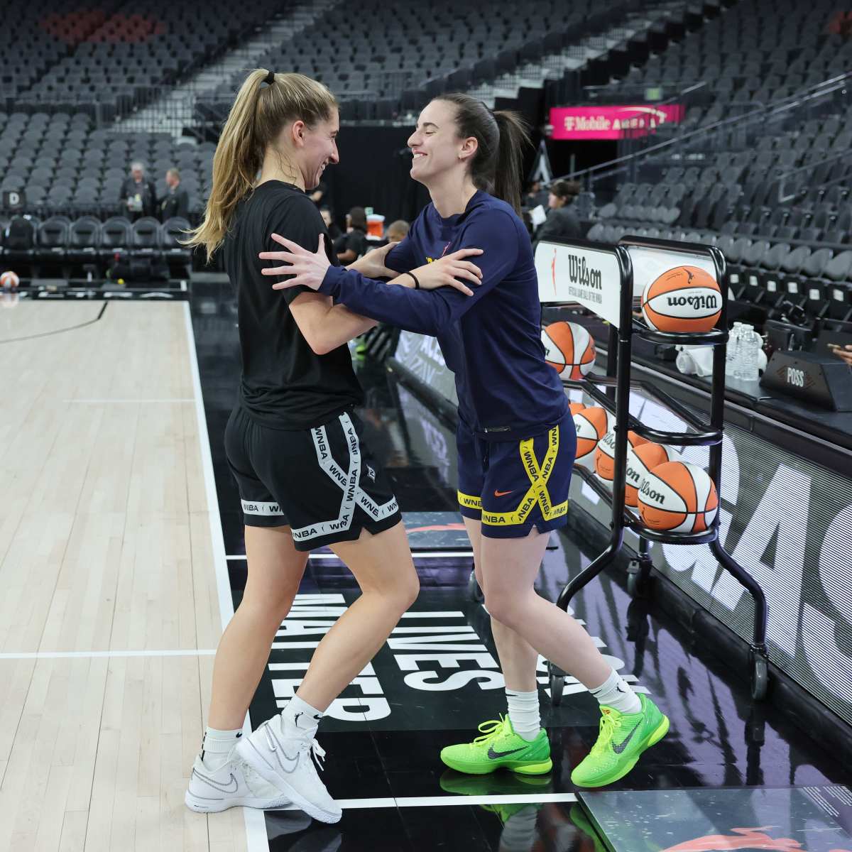 Kate Martin Has 4-Word Message For Caitlin Clark After Rookie Season - The  Spun