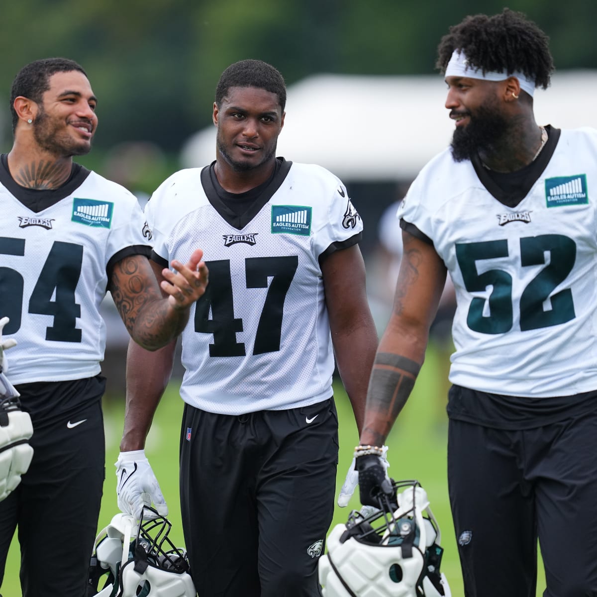 Philadelphia Eagles practice at the NovaCare Complex, Sept. 29