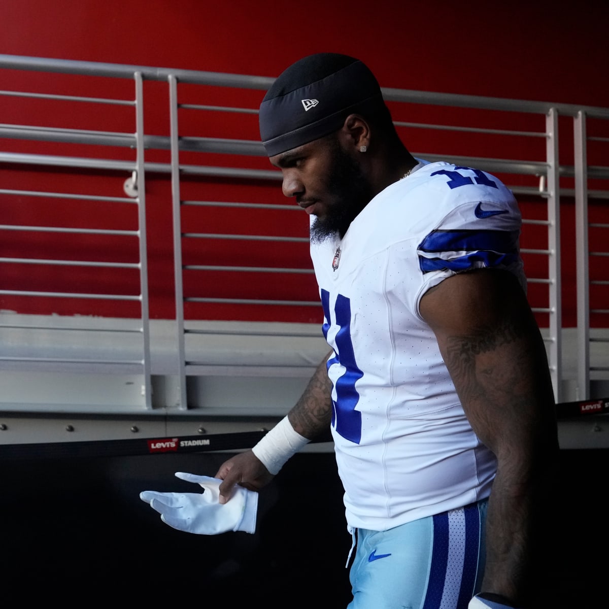 Dallas Cowboys star Micah Parsons misses playoff practice  but