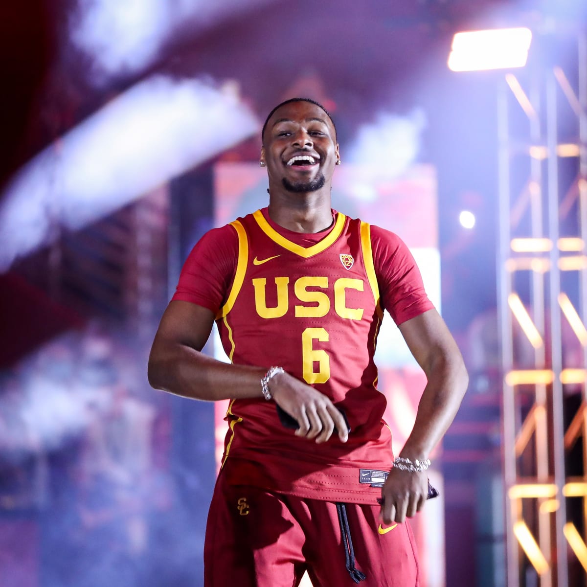 Bronny James will wear a familiar jersey number at USC 