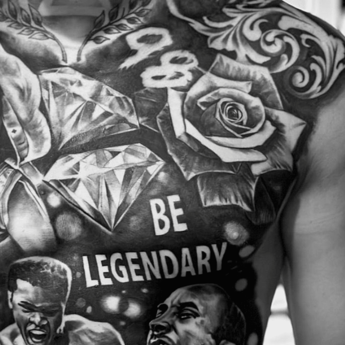 NFL Star Maxx Crosby Gets Massive Torso Tat With Tributes To Jordan, Ali &  Kobe