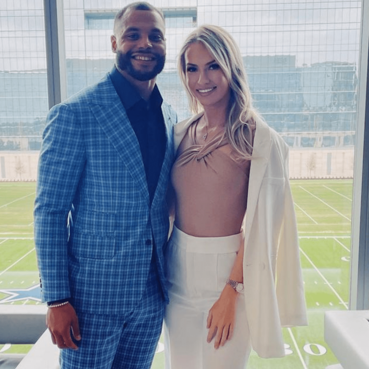 Cowboys QB Dak Prescott, girlfriend Natalie Buffett break up