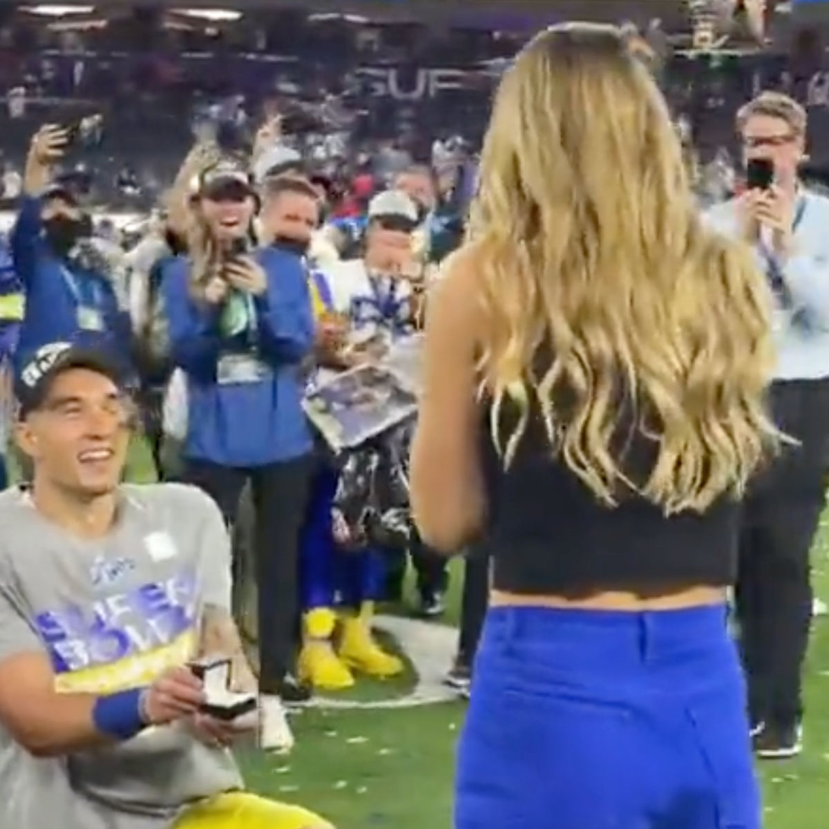 L.A. Rams' Taylor Rapp Proposes To His Longtime Girlfriend Dani