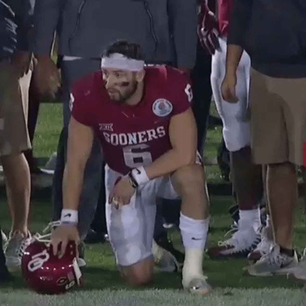 Baker Mayfield did so much trolling during Oklahoma-Georgia: Hot