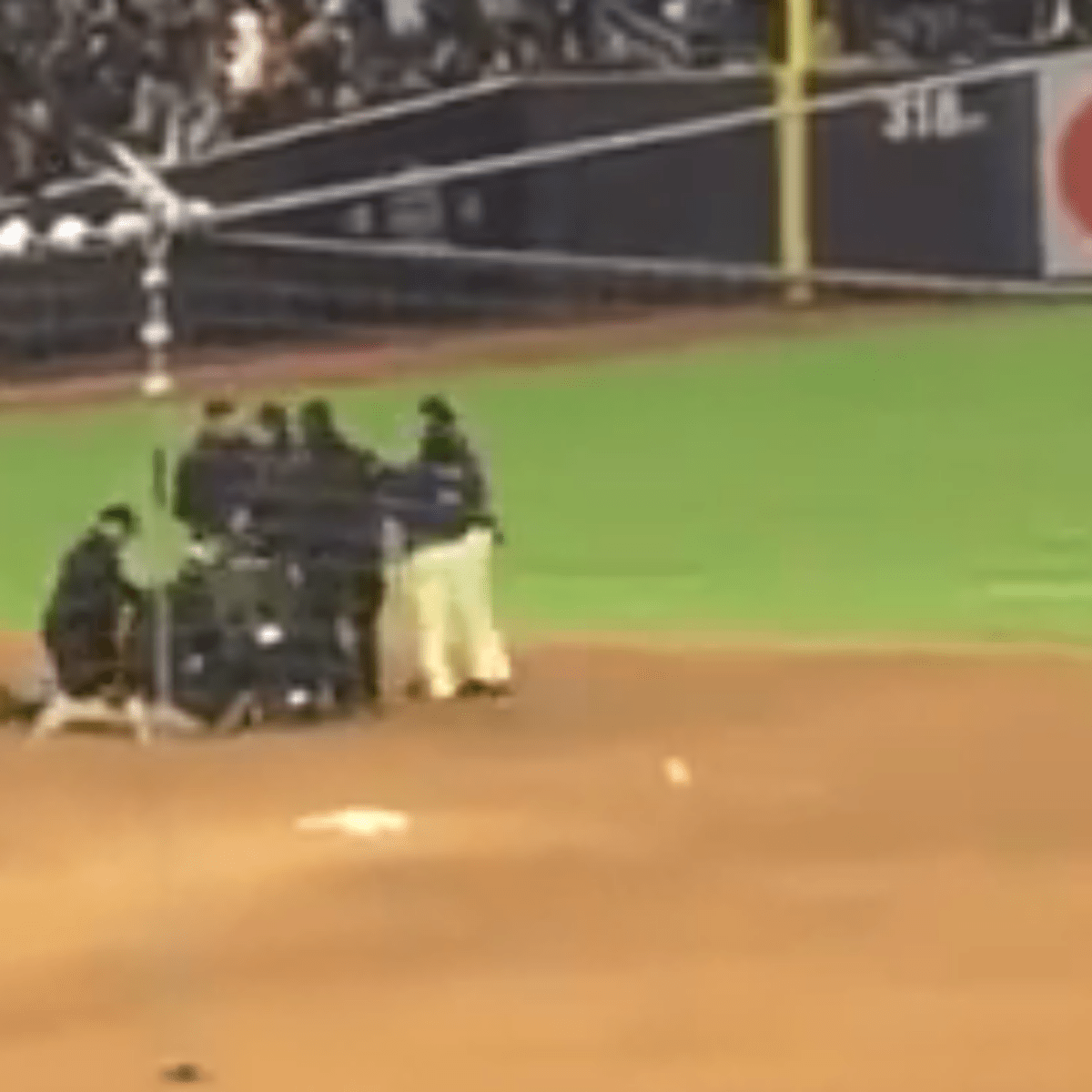 New York Yankees fan hospitalised after freak accident, Yankees vs Twins