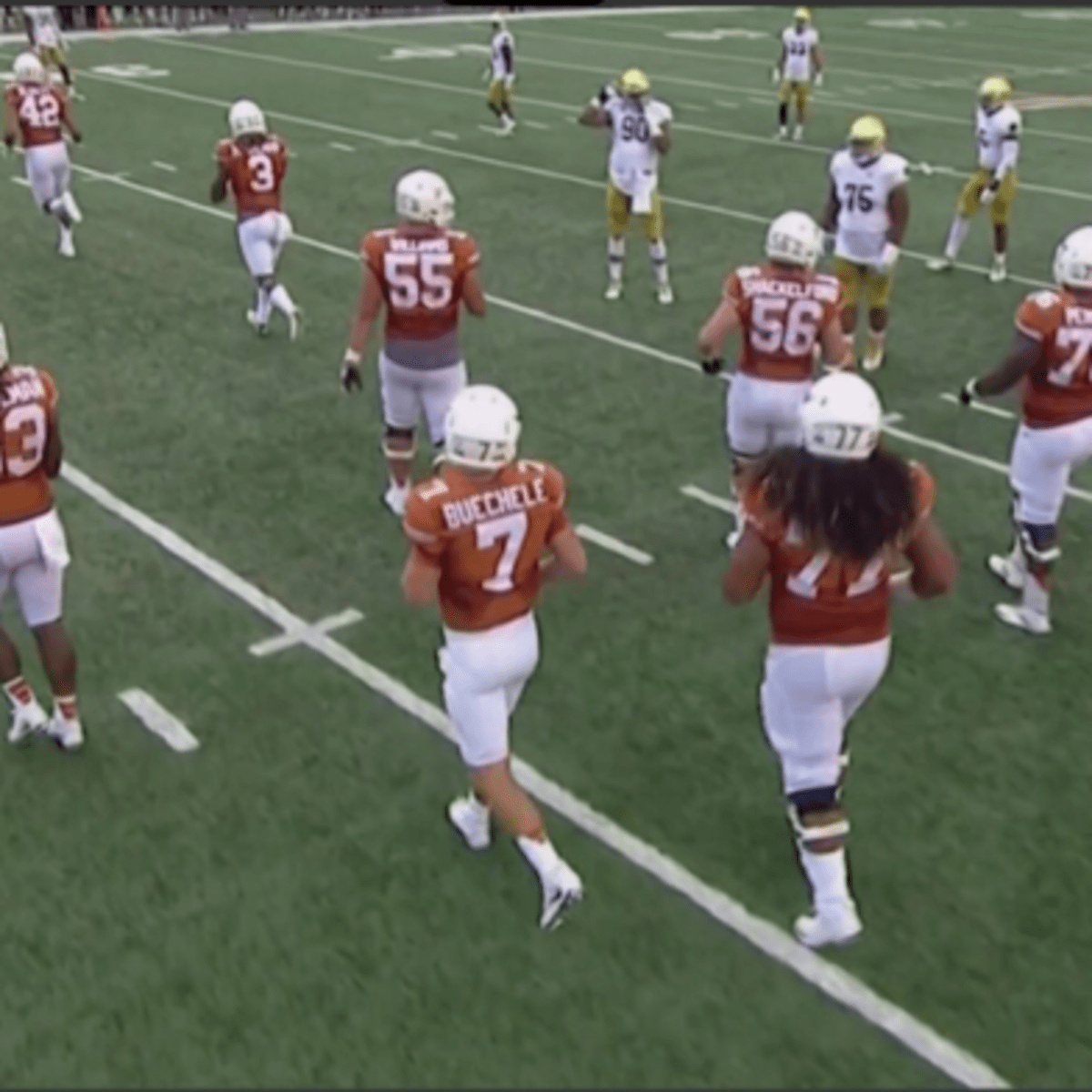 Freshman QB Shane Buechele starts for Texas against Notre Dame