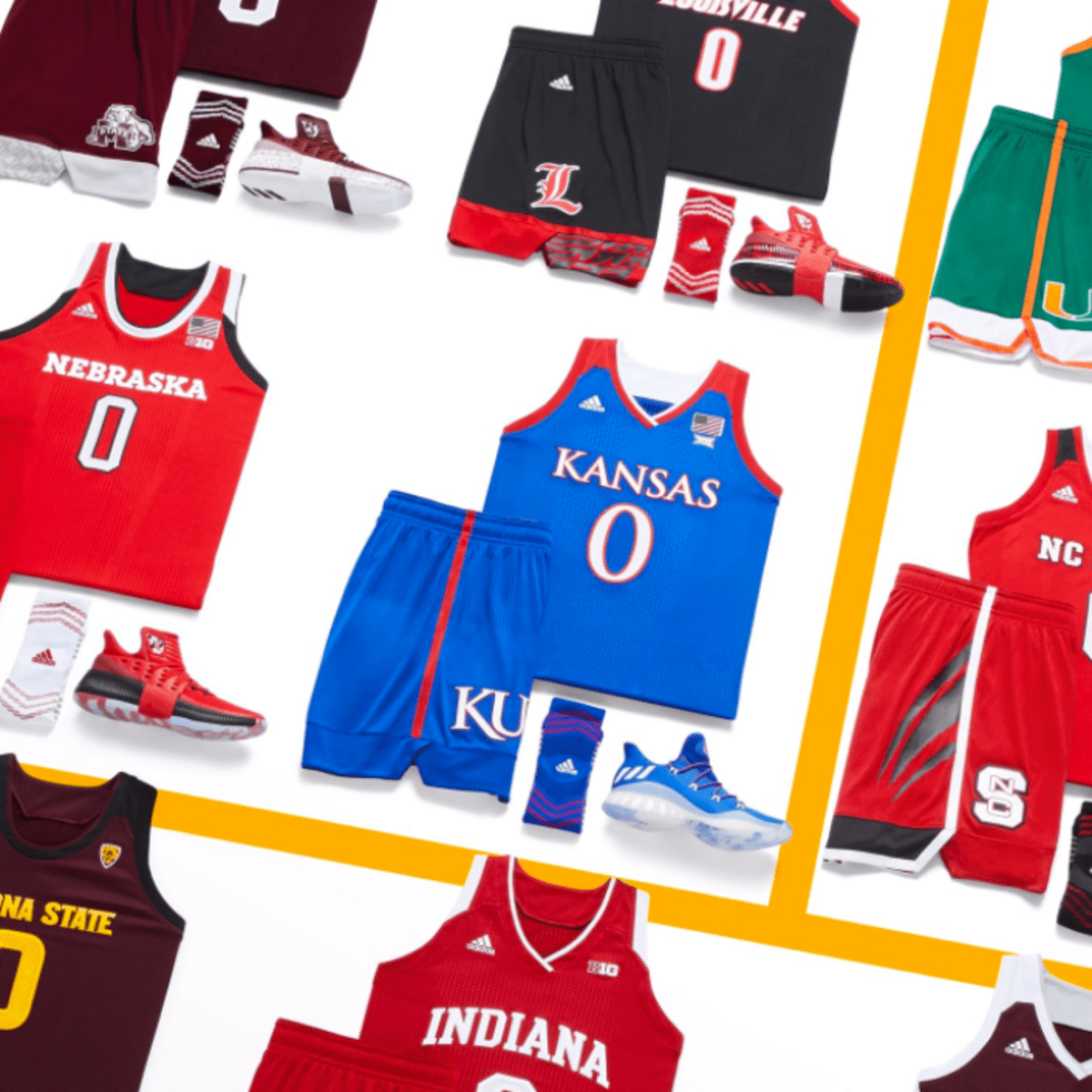 Photos: adidas Unveils Ultra-Lightweight NCAA Uniforms, SLAM