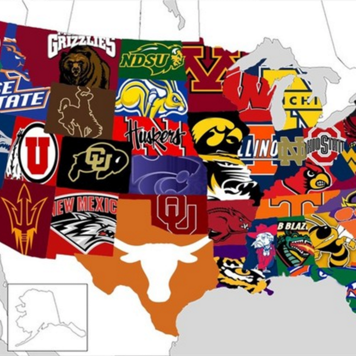 Reddits Most Popular College Football Team In Every State Is Rather Inaccurate