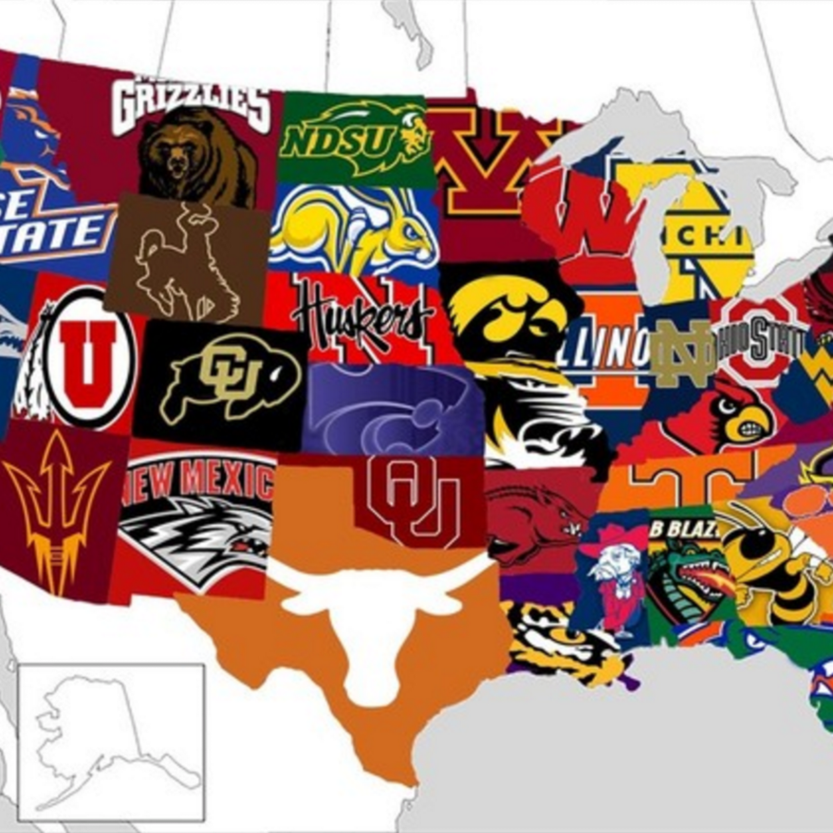 Reddit's 'Most Popular College Football Team In Every State' Is Rather  Inaccurate - The Spun: What's Trending In The Sports World Today