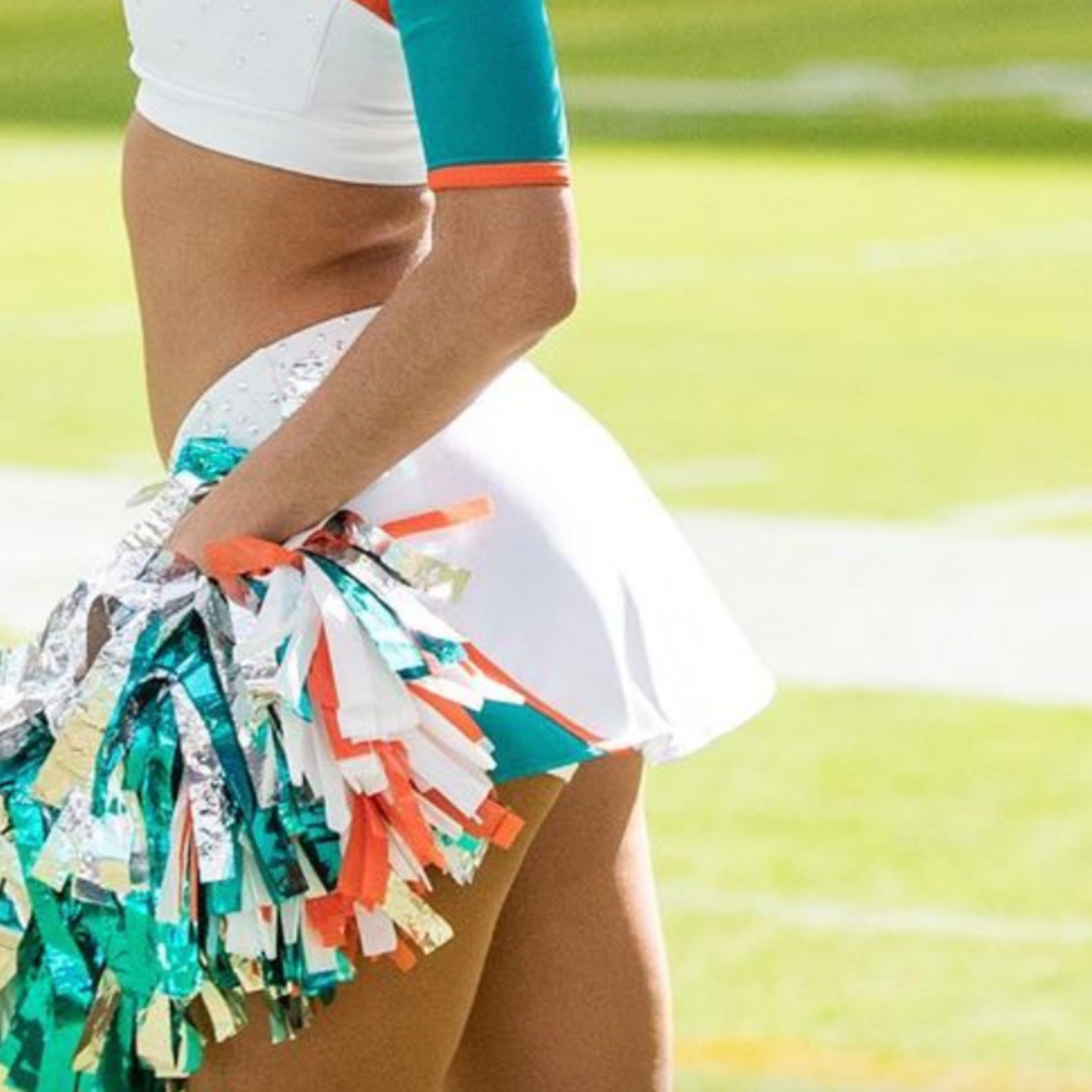 miami dolphins cheerleader outfit