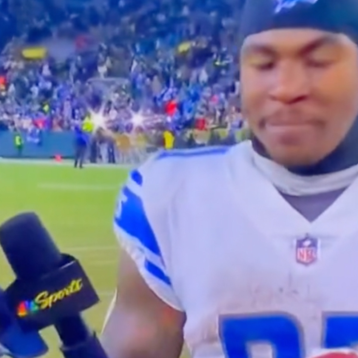 Lions: Jamaal Williams' emotional postgame interview features must-see pivot