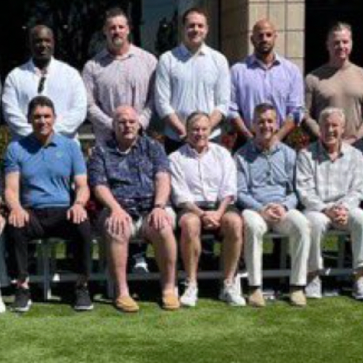 Andy Reid Steals The Show In NFL Annual Meeting Coaches Picture