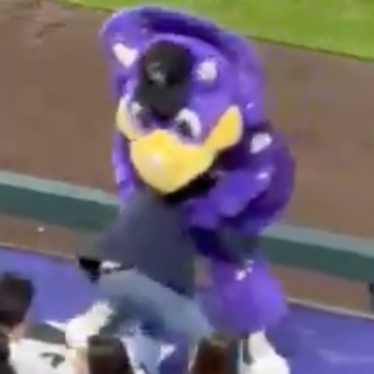 Person wanted after tackling mascot during Cardinals-Rockies game