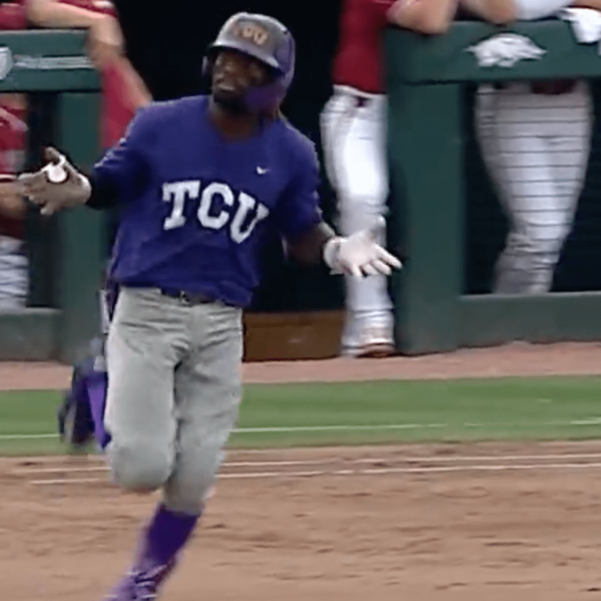 Watch: TCU's Tre Richardson hits two grand slams to build early