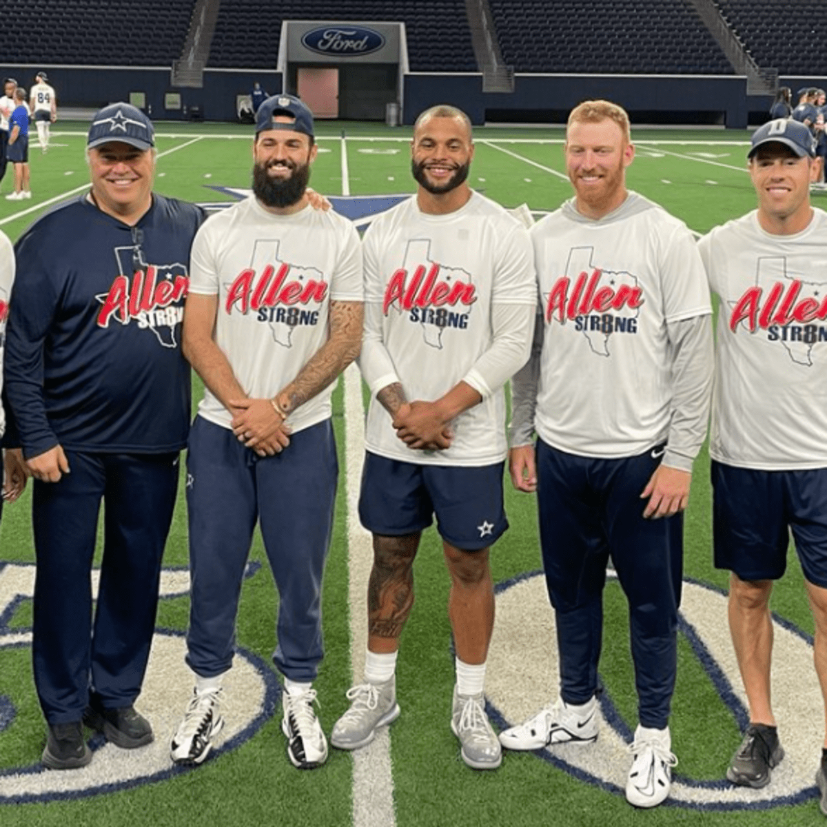 Cowboys Players Wore Special T-Shirts For Thursday's Practice