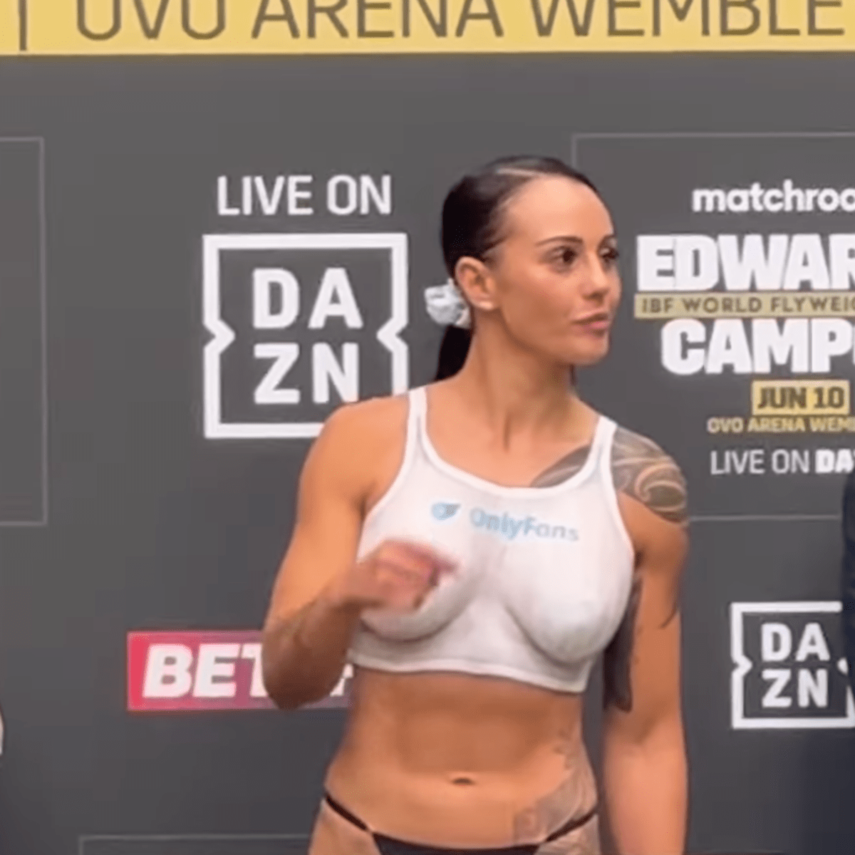 Fighter Showed Up To Weigh-In In Body Paint