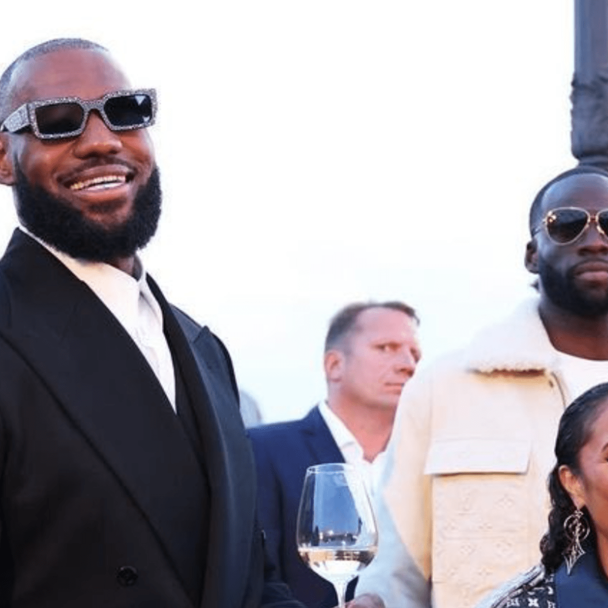 LeBron James Shows Off Fresh New Grill At The Louis Vuitton
