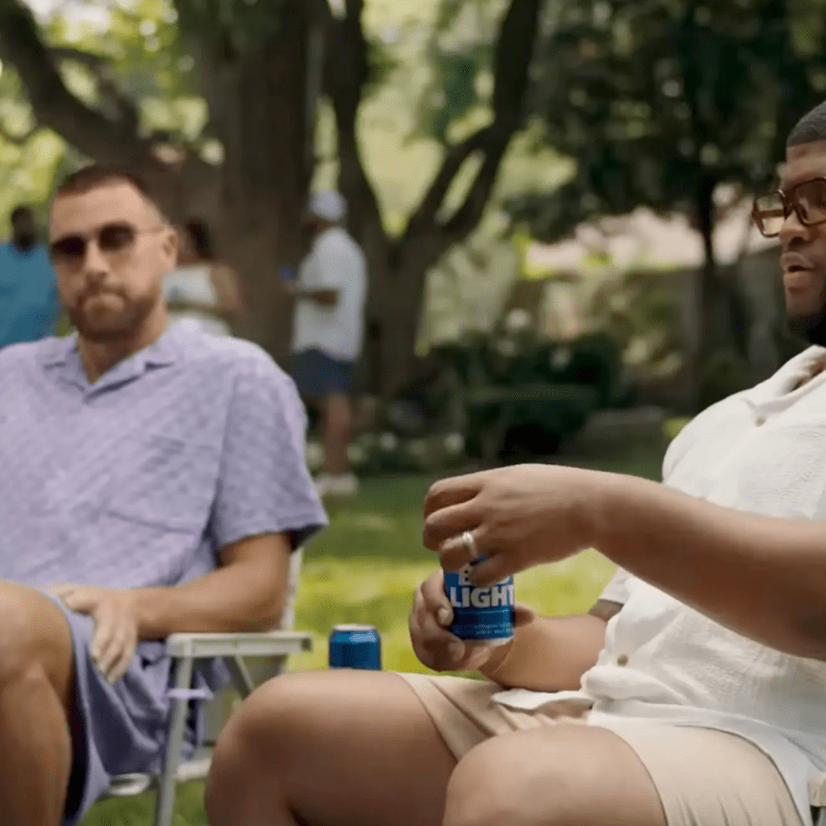 Travis Kelce, Chiefs star, fights LGBTQ hate by doing Bud Light ad