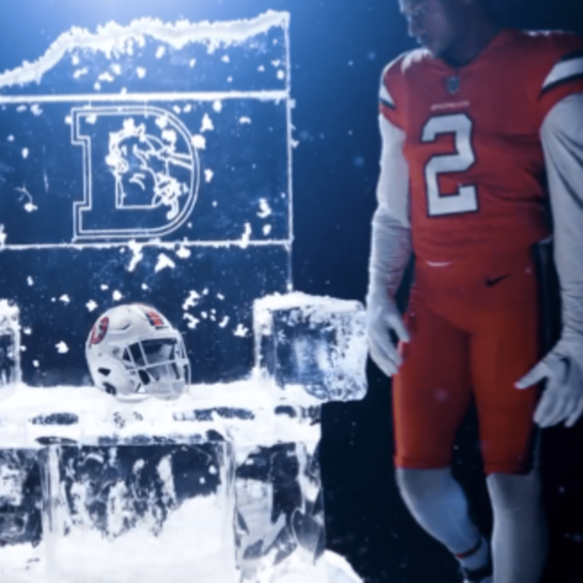 Denver Broncos Unveil New “Snowcapped” White Alternate Helmets