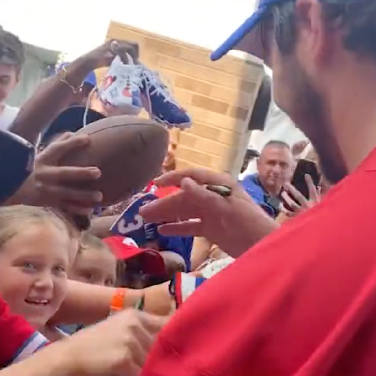 Josh Allen Builds Special Bond With Young Fan