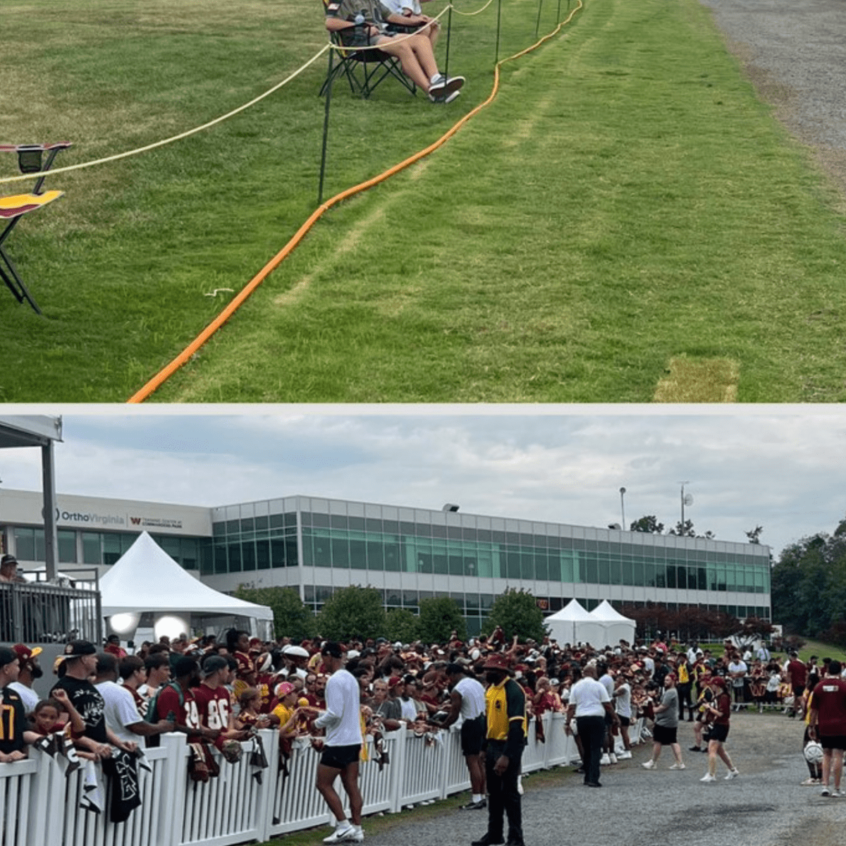 Photos Show Drastic Difference In Commanders Training Camp Fan