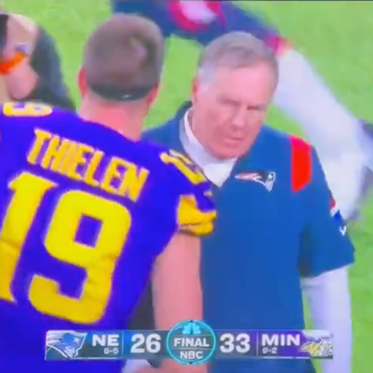 Adam Thielen is still so dangerous, as Bill Belichick knows well