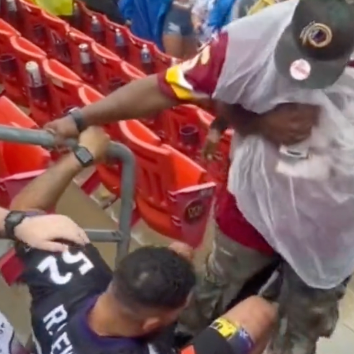 Ravens Fan Took Punches To The Face At Commanders Game