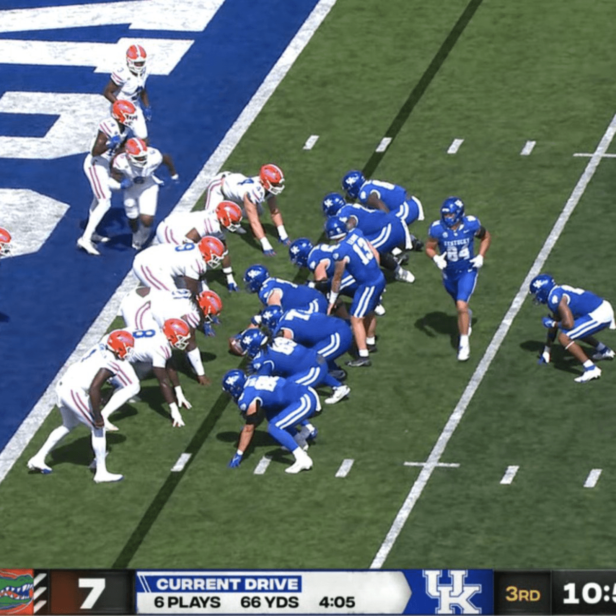 Florida Football Matches Uniforms With Crowd Blue-Out Against Tennessee