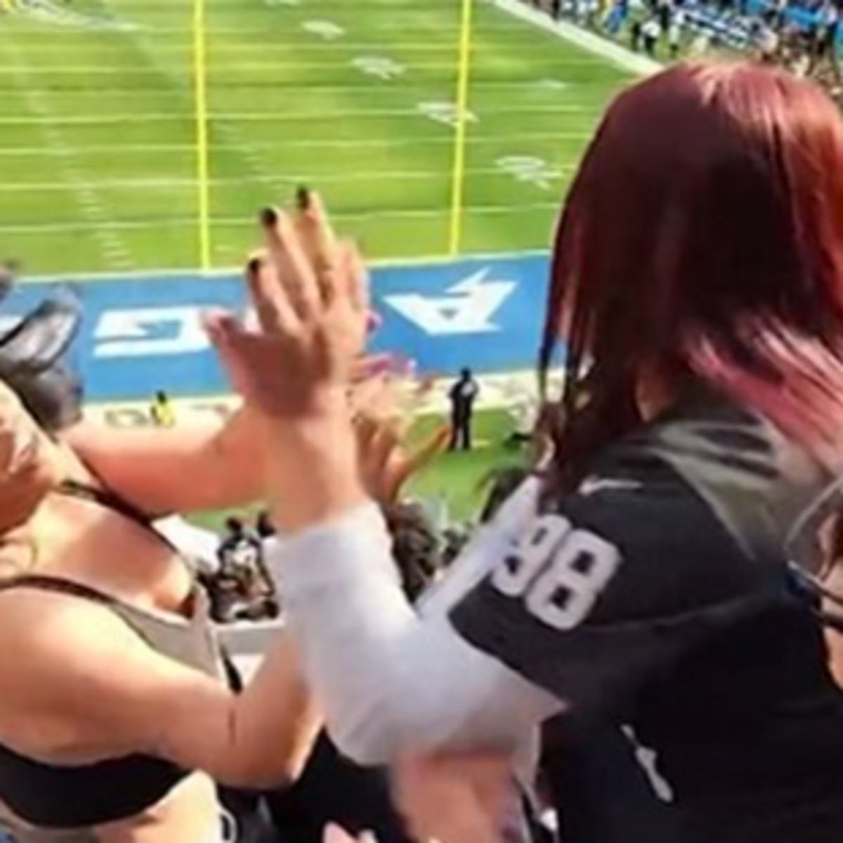 Raiders Fan Socked In Face In Violent Fistfight At Chargers Game