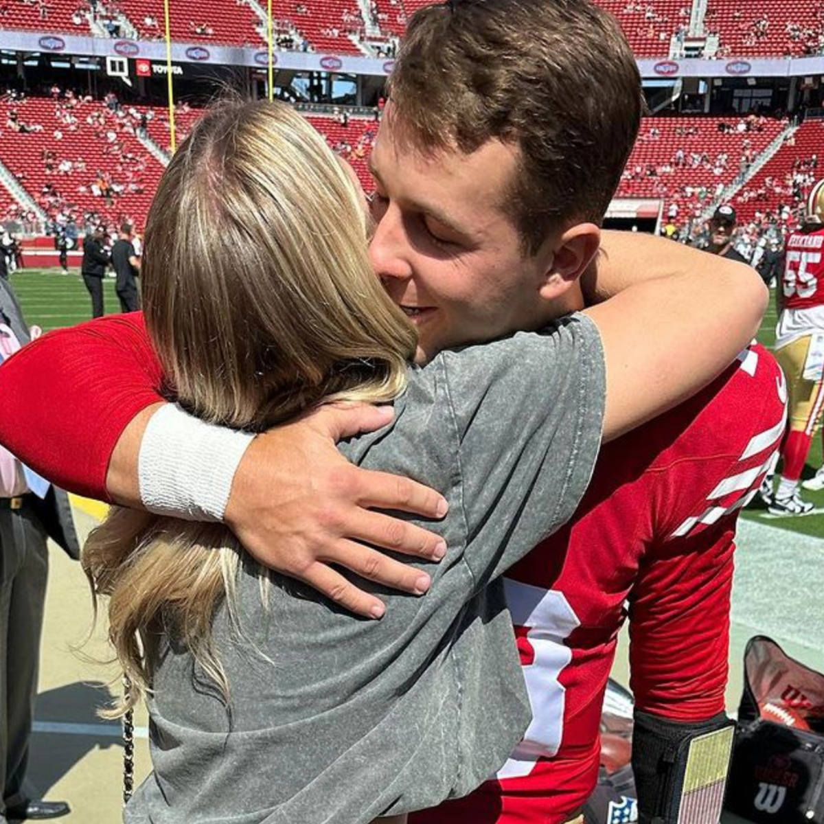 Meet Jenna Brandt, the stunning fiancee of NFL star Brock Purdy who was his  college sweetheart and is a volleyball star