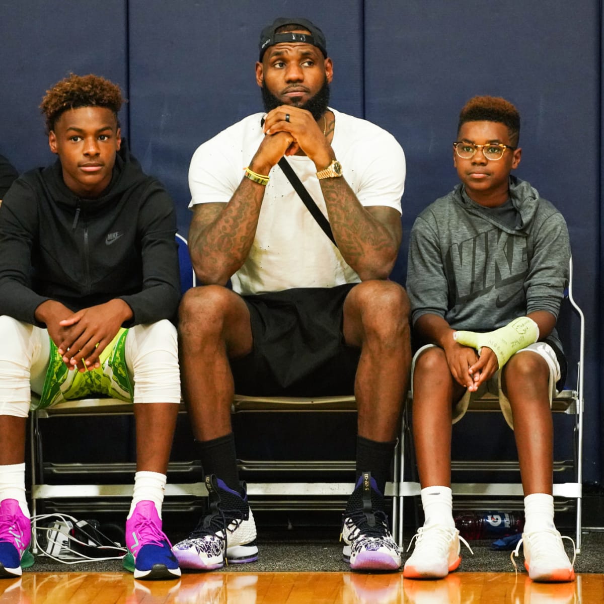 LeBron James Is Getting Crushed For How He Celebrated His Son s Dunk Saturday Night The Spun