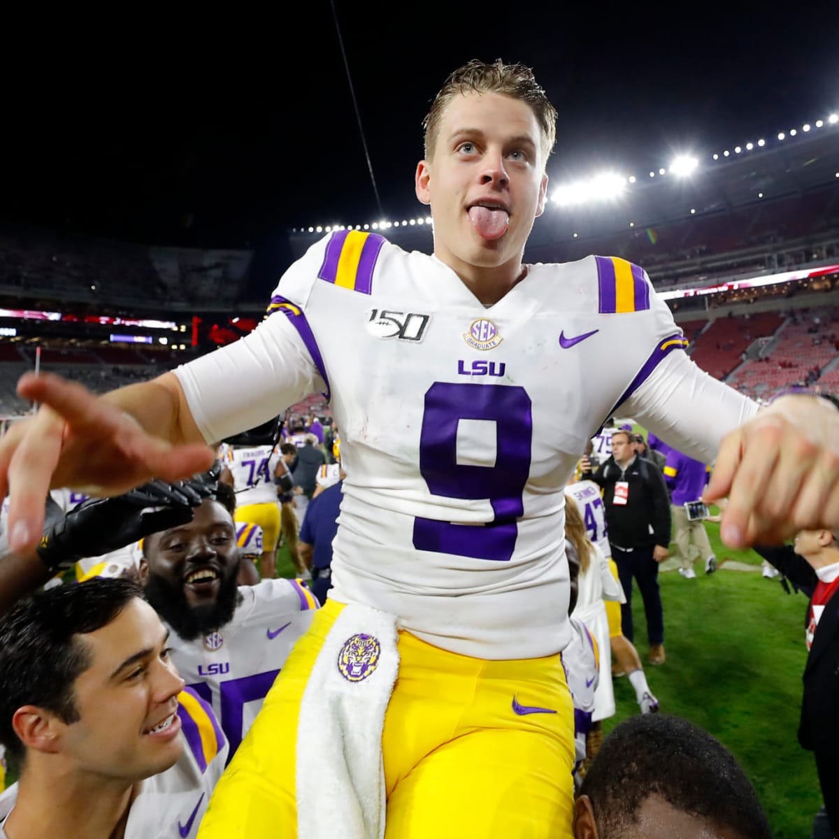 Joe burrow shop senior night jersey