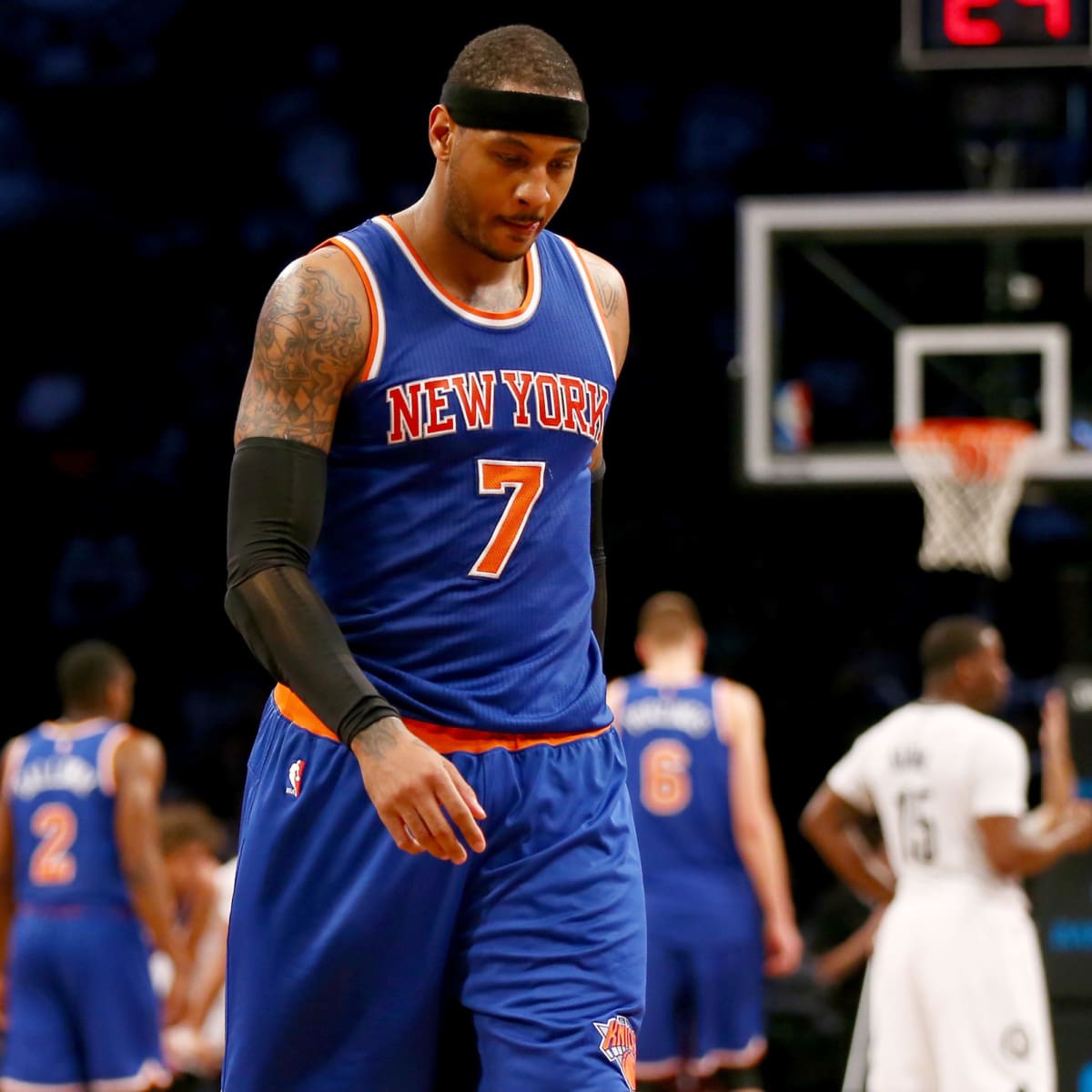 Melo shop jersey knicks