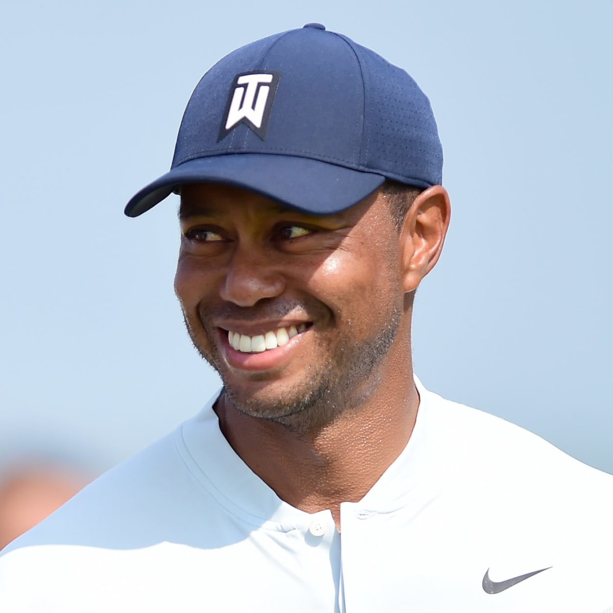 Blue tiger woods hat best sale