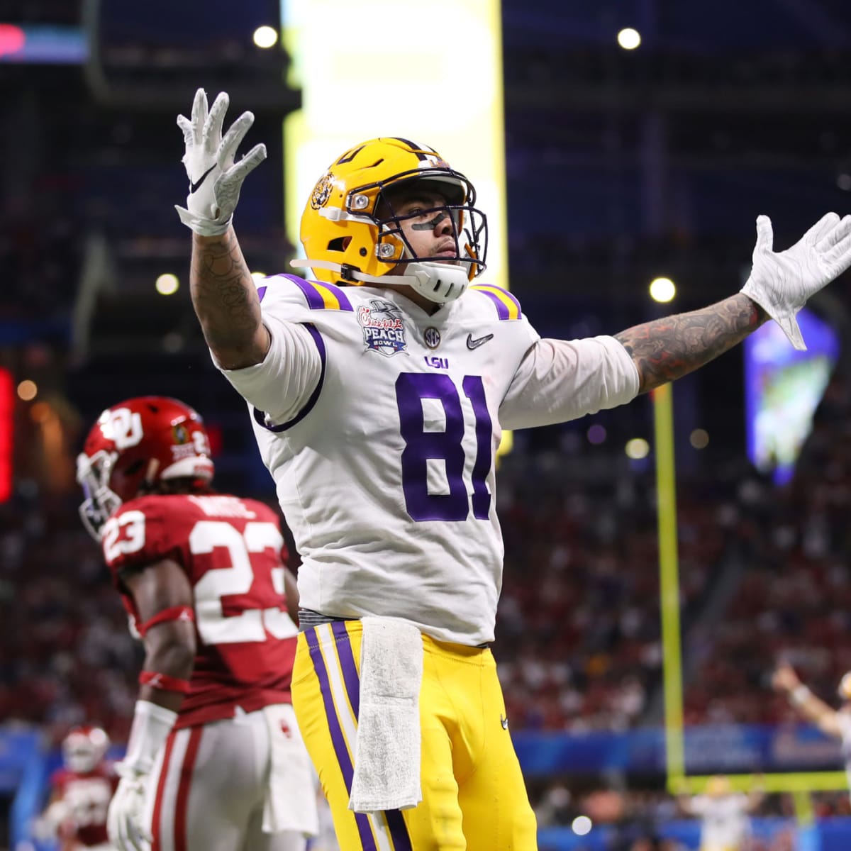 Randy Moss Son Thaddeus Has Awesome Touchdown Celebration The