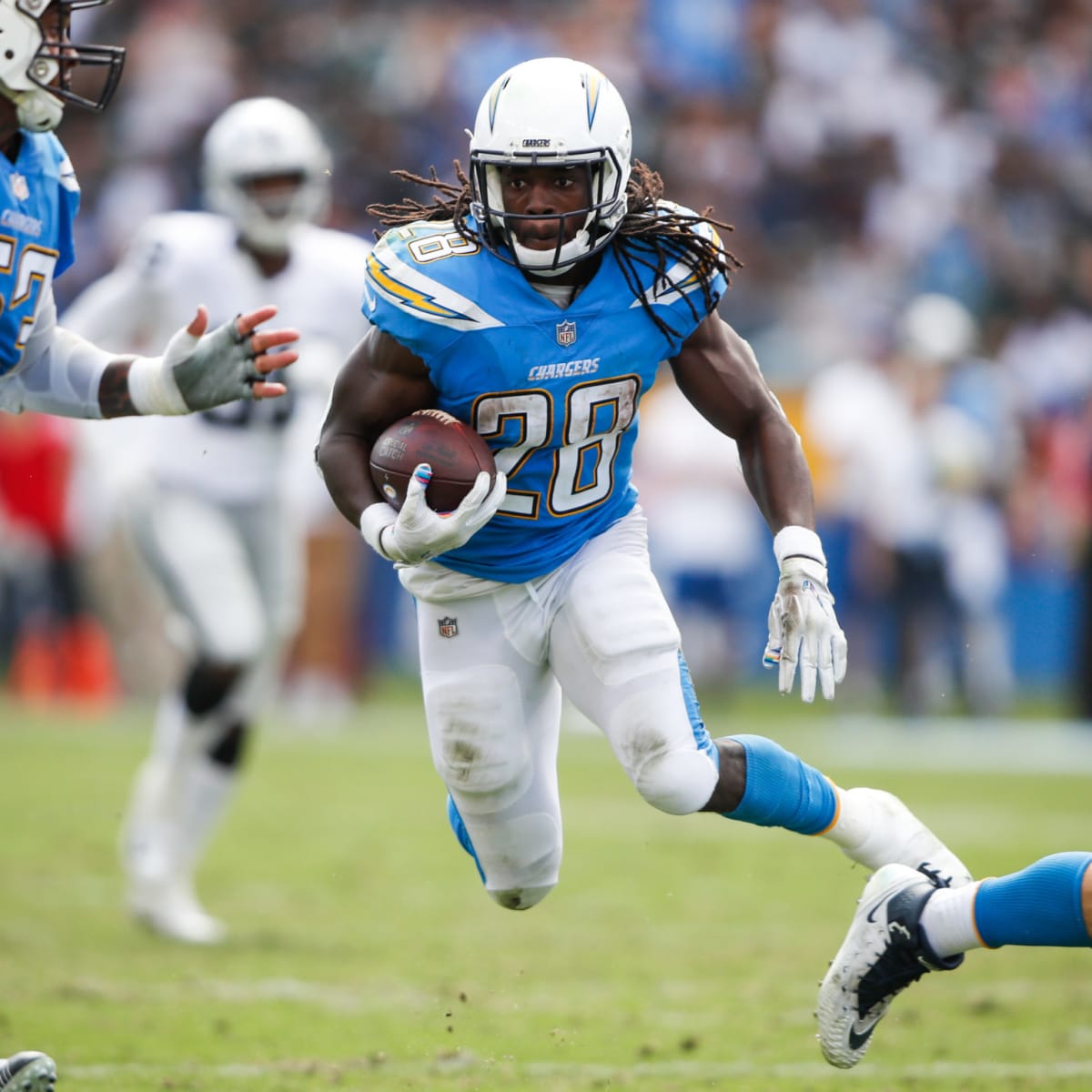 Melvin gordon powder blue jersey on sale