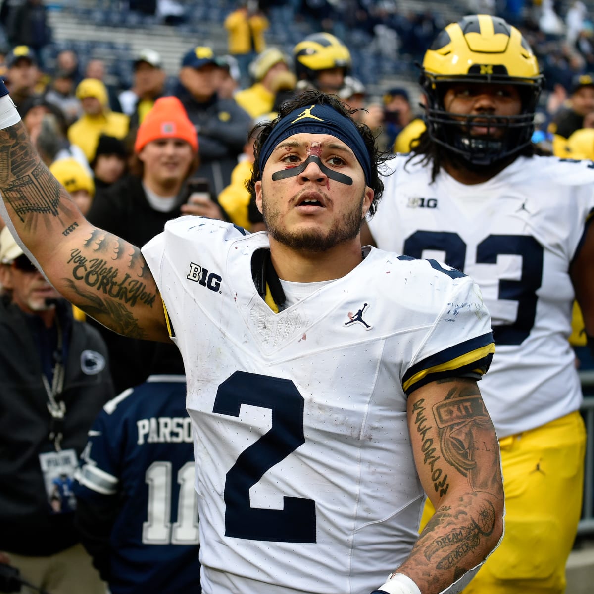 Photo Of Blake Corum s Face After Game vs. Penn State Going Viral