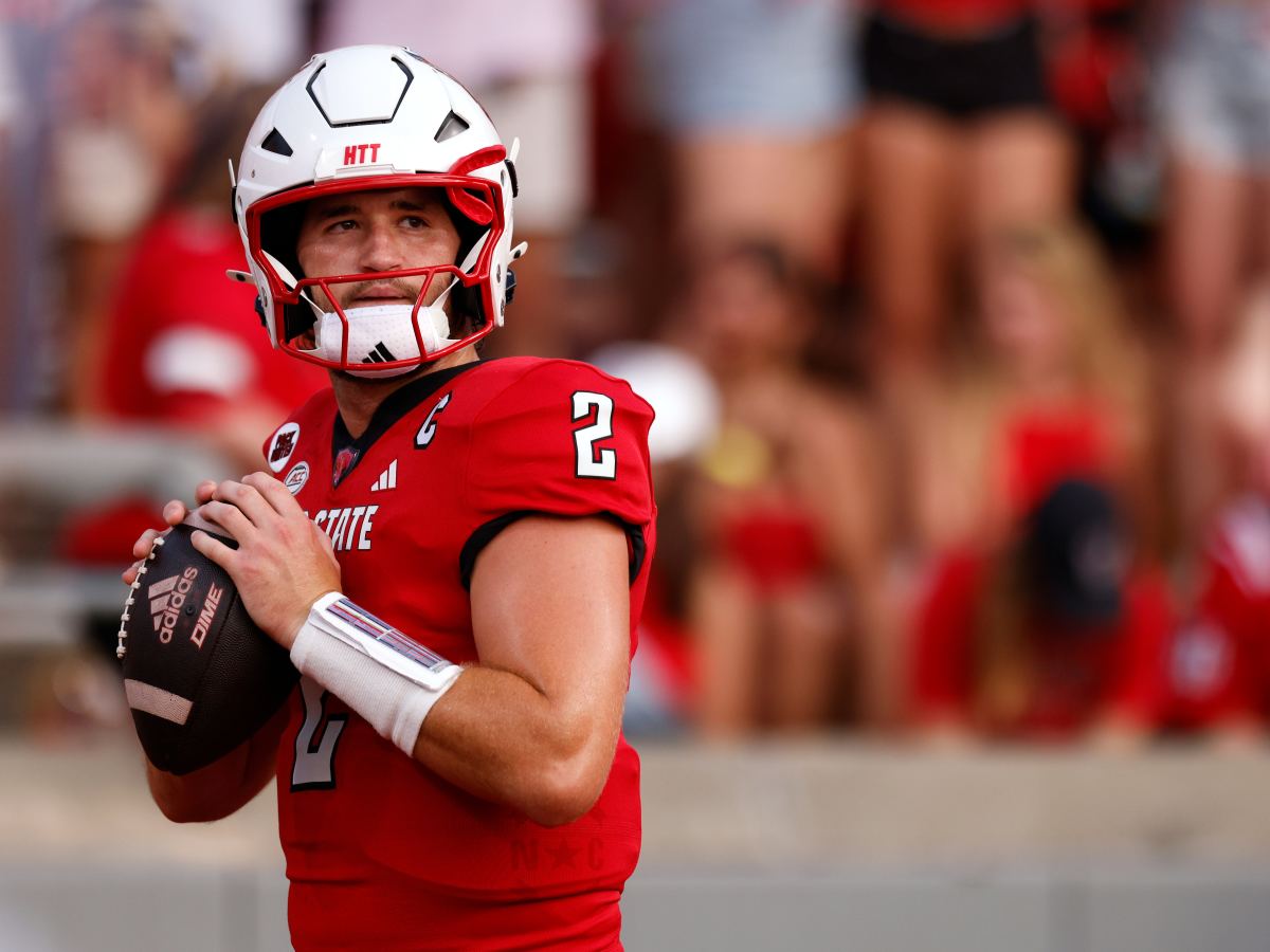 NC State Announce Update On Grayson McCall After Being Sent To Hospital  With Head Injury - The Spun