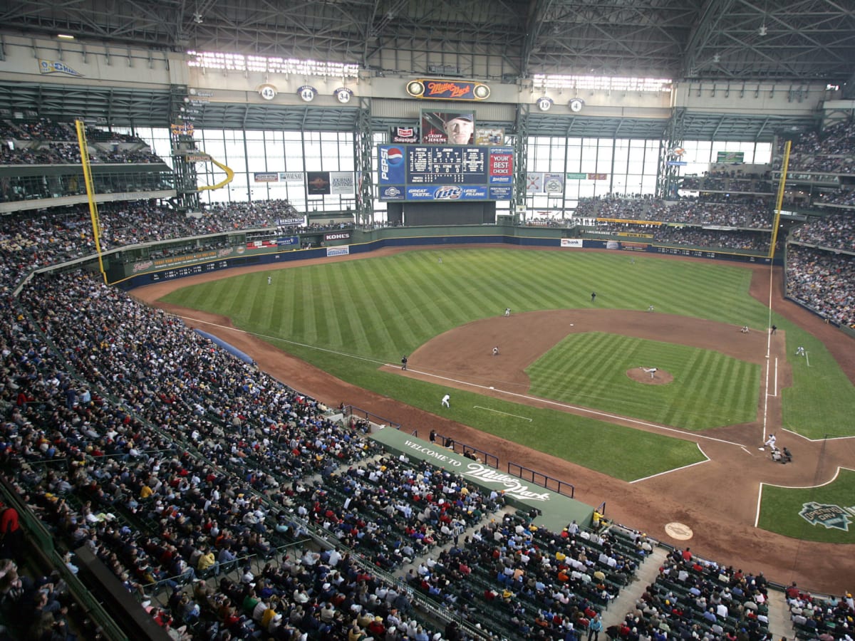 Watch: Man breaks into Brewers' ballpark, attempts to write name using  tractor