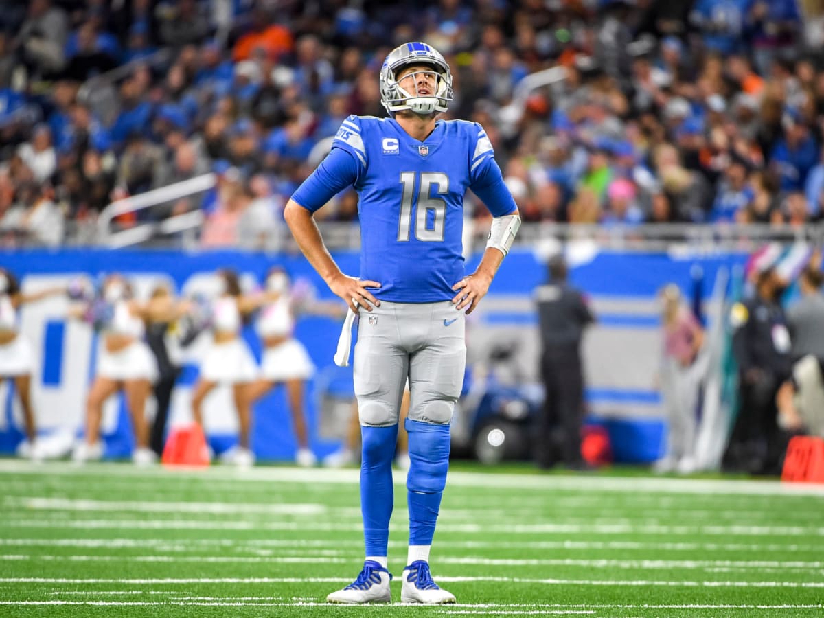 Lions quarterback Jared Goff praises fans for dominating Lambeau Field