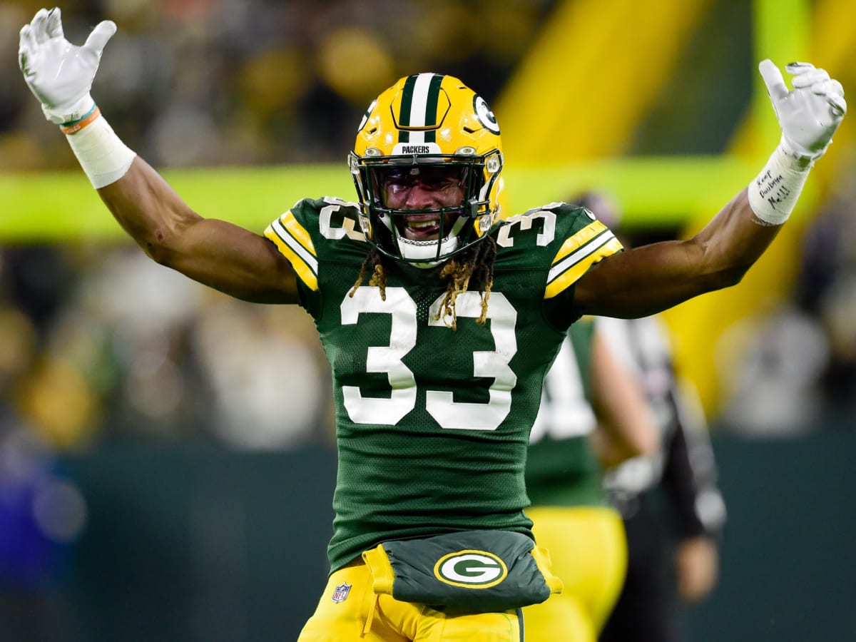 Sunday Night Football on NBC on X: .@Packers RB Aaron Jones