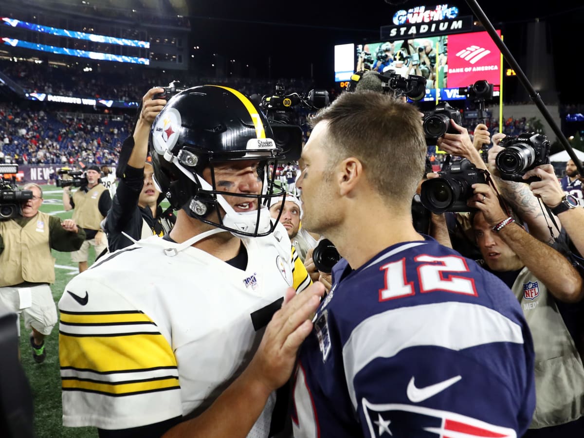 Steelers Depot 7⃣ on X: Ben Roethlisberger versus Tom Brady in