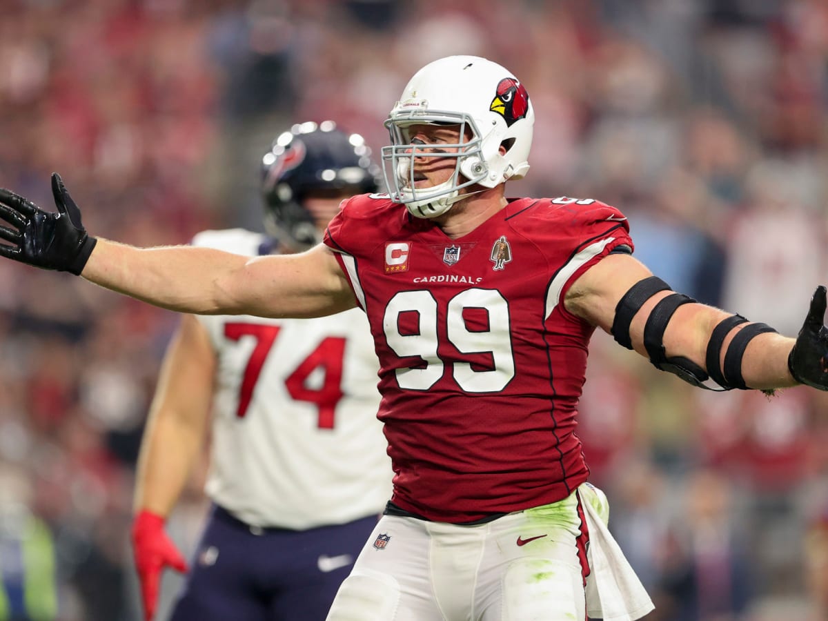 What is J.J. Watt's jersey patch? Cardinals pass rusher wears