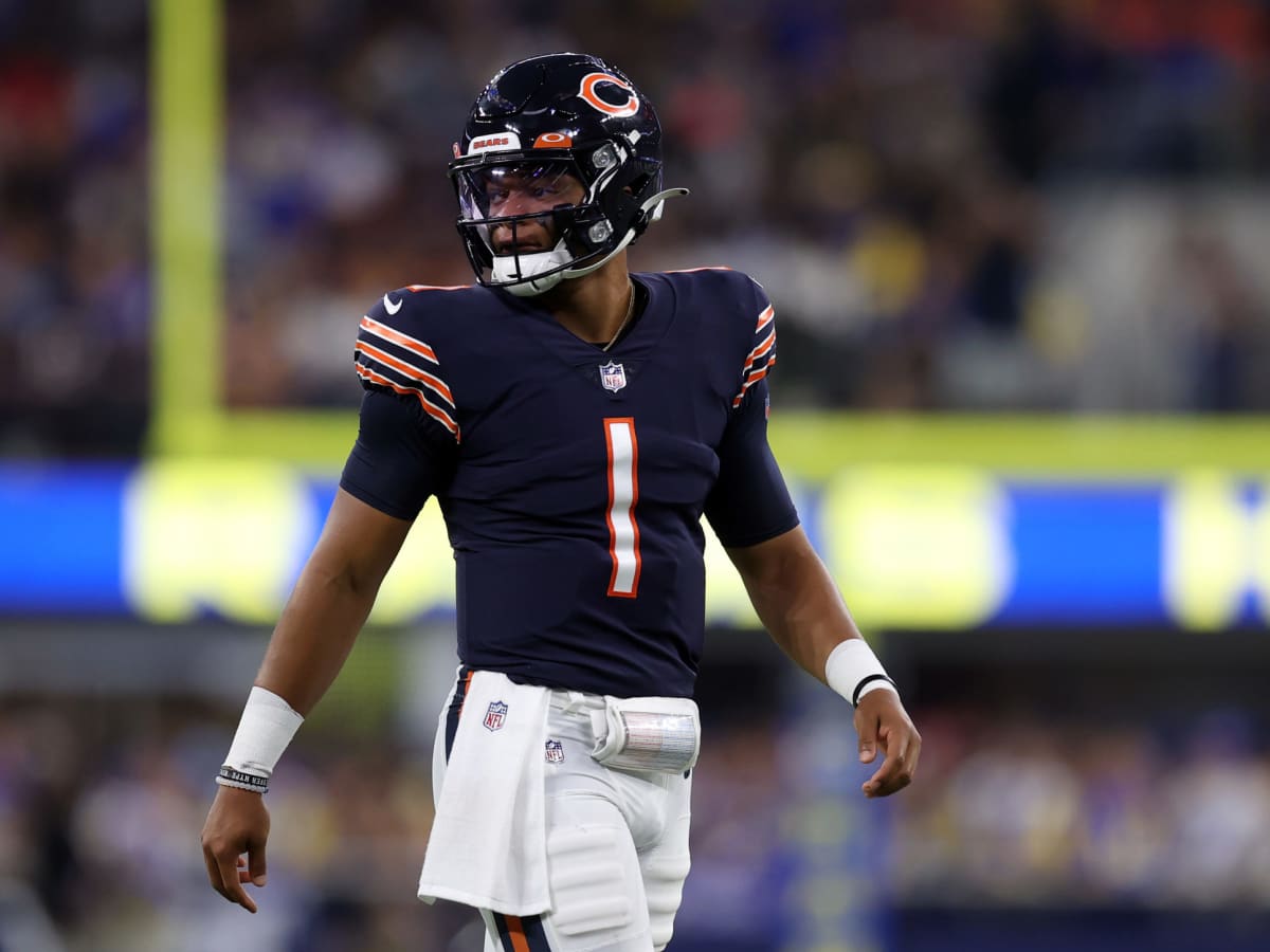 Chicago Bears QB Justin Fields comments on his Atlanta Falcons fandom