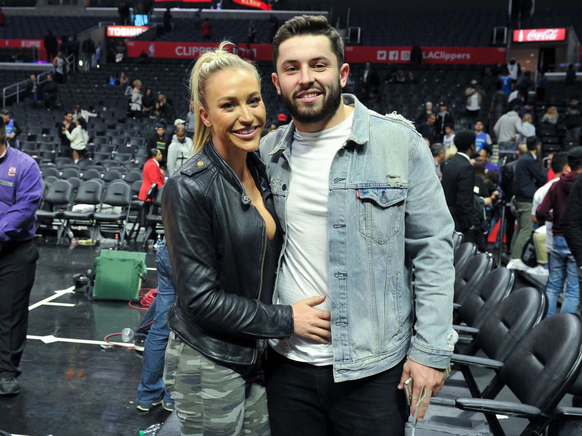 Baker Mayfield's wife Emily celebrates Panthers trade on wedding