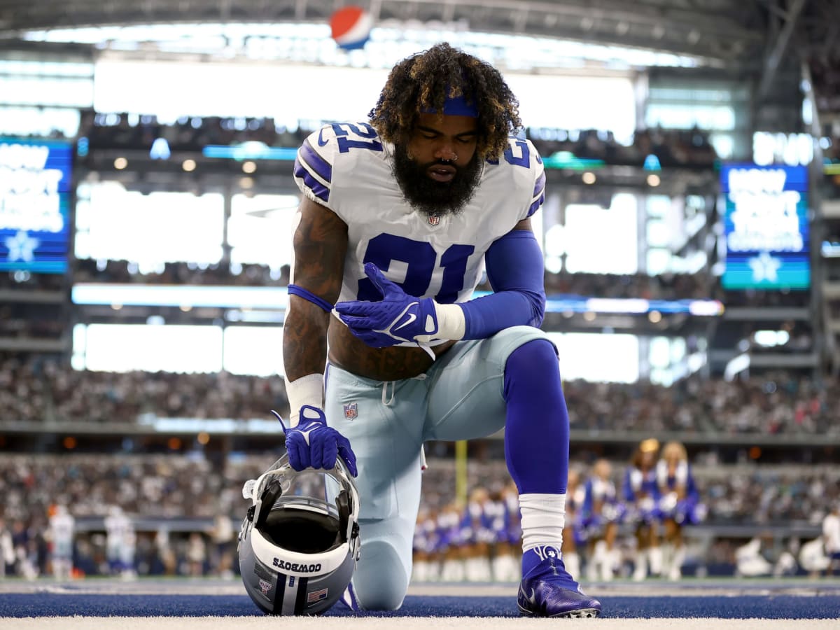 Photos: Zeke Elliott returns to AT&T Stadium