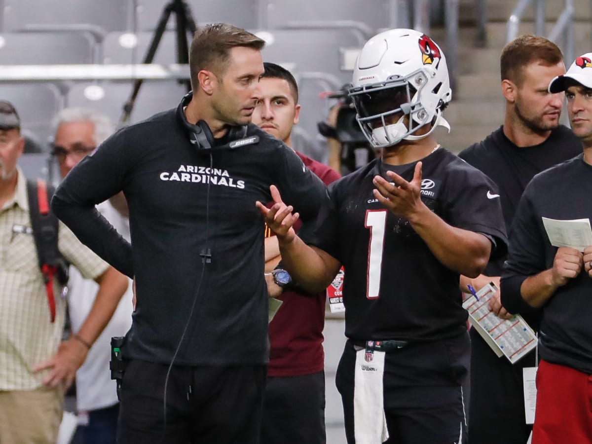 Cardinals' Kyler Murray, Kliff Kingsbury downplay sideline incident: 'Guess  it's a Gen Z thing'