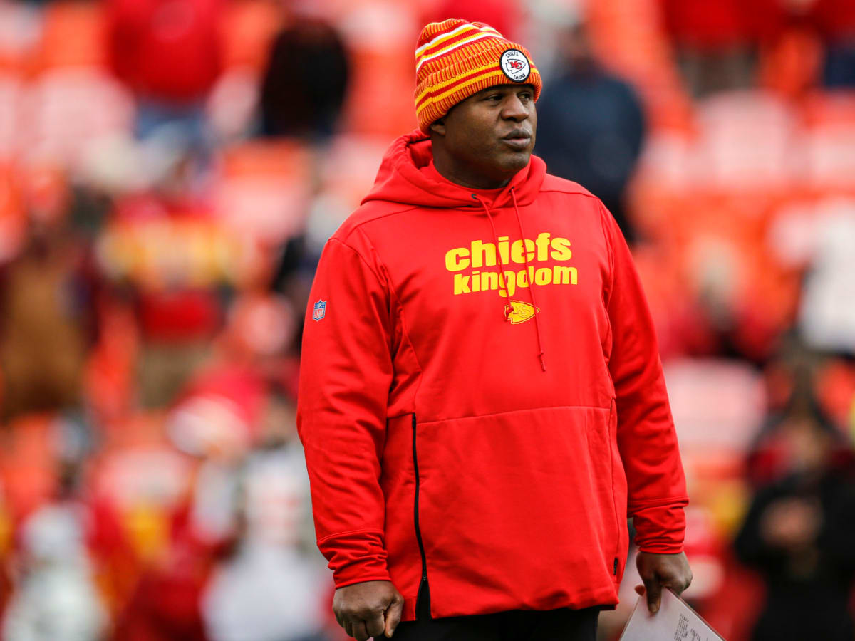 Eric Bieniemy interviews for Denver Broncos' head-coaching vacancy