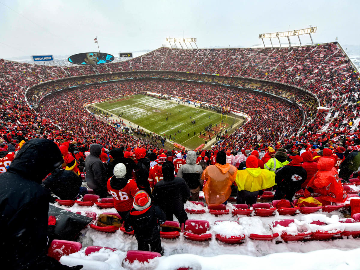 Kansas City Chiefs vs. Houston Texans. Fans support on NFL Game