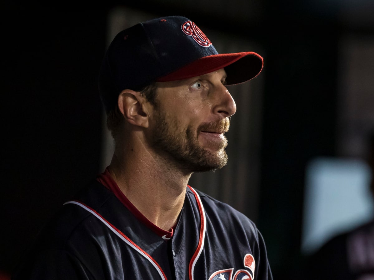 Look: Max Scherzer eyes removed from Nats Park wall - DC Sports King